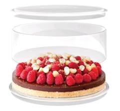 Click Here to See More Images Traditional Round Master 3 Piece Cake Pan 9inch clear acrylic