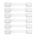 Child & Baby Proofing Cabinet Locks Child Safety Locks, Baby & Child Proof Cabinet Latch Oven Stove Toilet Fridge Drawer Locks,Adjustable Strap 6 Pack