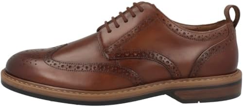 Clarks Men's Aldwin Limit Shoes, Mid Tan Lea, 43 EU price in Saudi ...