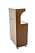 Home Source Industries Kevin Oak Microwave Cart, Light Walnut