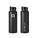 Iron Flask Sports Water Bottle - 14oz, 18oz, 22oz, 32oz, 40oz, or 64oz, 3 Lids (Straw Lid), Vacuum Insulated Stainless Steel, Hot Cold, Modern Double Walled, Simple Thermo Mug, Hydro Metal Canteen