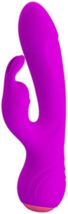 G Spotter Bendable Rabbit Vibrantor with Bunny Ears for Women Waterproof Dido Vibrantor with 12 Modes Silent