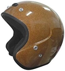 Cyber Helmets U-6 Metal Flake Helmet, Distinct Name: Orange, Gender: Mens/Unisex, Helmet Category: Street, Helmet Type: Open-face Helmets, Primary Color: Orange, Size: Lg 641473