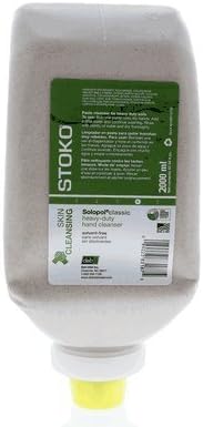 Deb Stoko Solopol Classic 83187 Heavy Duty Hand Cleaner (2000 ml Soft Bottle) (5 Bottles)
