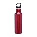 Simply Green Solutions Stainless Steel Water Bottle Canteen - 24oz. Capacity - Red