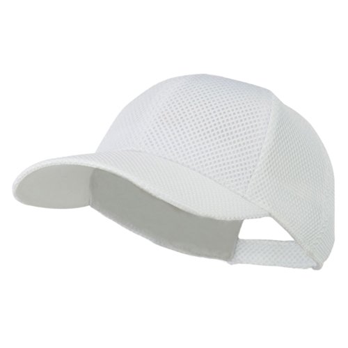 Air Mesh Polyester Cap - White OSFM