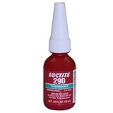 Loctite 29021 290 Threadlocker Adhesive (Wicking Grade/High Strength), Green, 10 Ml Bottle