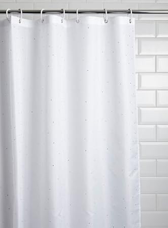 Bhs Diamante Shower Curtain White Amazon Co Uk Kitchen Home