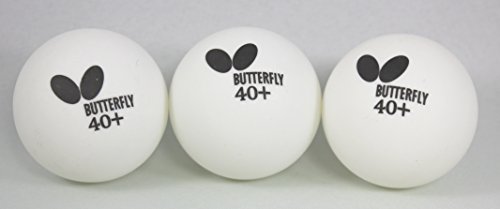 Butterfly RDJ 2 Player Table Tennis Racket & Ball Set - 2 ITTF Approved Ping Pong Paddles - Addoy Rubber and Sponge - 3 Balls
