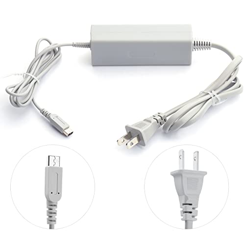 Charger For Wii U Gamepad, AC Adapter Power Cord Charging Cable Replacement For Nintendo Wii U