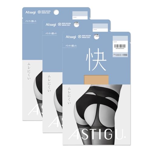 [アツギ] ASTIGU【快】ムレにくい(パンティ部レス)ストッキング ロングセラー商品が履きやすくリニューアル