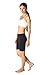 In Touch Womens Combed Cotton Basics 7 Inch Bike Short, Black - X-Large