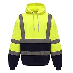wefeyuv Safety Reflective ANSI Class 3 Hooded