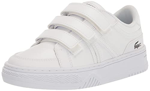 Lacoste Unisex-Child L001 Sneaker, White/White, 6