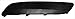 OE Replacement Volkswagen Front Passenger Side Bumper Molding (Partslink Number VW1047105)