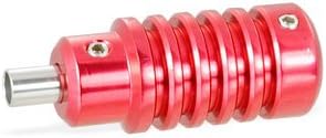 Red Notched Aluminum grip, 1" thick