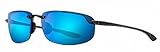 Maui Jim - Ho'okipa - Smoke Grey Frame- Blue Hawaii Polarized Lenses