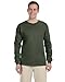 Fruit of the Loom Adult 5 oz. Long-Sleeve T-Shirt, Military Green, XL