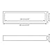 Hoooh SUS 304 Stainless Steel Bath Towel Holder Hand Towel Ring Contemporary Style Wall Mount, Brushed Finish, D110-BN