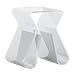 Baxton Studio Carlina Acrylic Stool/End Table, Clear