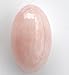 JIC Gem Yoni Egg, Healing Crystal for Kegel Exercise Hand Crafted, Natural Wax, 1.2