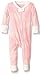 Burt's Bees Baby Baby Organic Toile Zip Sleeper, Cherry Blossom, 3-6 Months