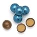 Individually Wrapped Foil Covered Chocolate Caramel Balls in a Variety of Colors - Bulk Wholesale (Carribean Blue, 2 Pounds)