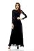 AX Paris Women's Long Sleeved Lace Top Maxi Dress