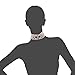 XY Fancy Women Fashion Punk Chain Collar Necklace Wide Band Alloy Rhinestone Choker Gold