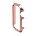 Apple Watch Case,Teslasz 38 MM Aluminum Protective Shell Bumper Cases Covers for Apple iWatch All Models (6S Rose Gold 38 MM)