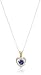 Amazon Collection 10k Yellow Gold Heart Birthstone Pendant Necklace