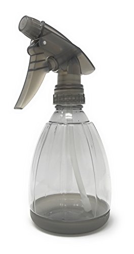Empty Plastic Spray Bottle 12 Ounce, Adjustable Nozzle, Smoke Grey (Pack of 1)