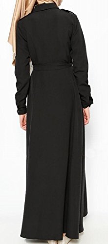 modest black maxi dress