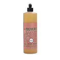Mrs. Meyer's Clean Day Dish Soap, Geranium, 16 Ounce Bottle