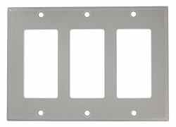 Leviton 80411-GY 3-Gang Decora/GFCI Device Decora