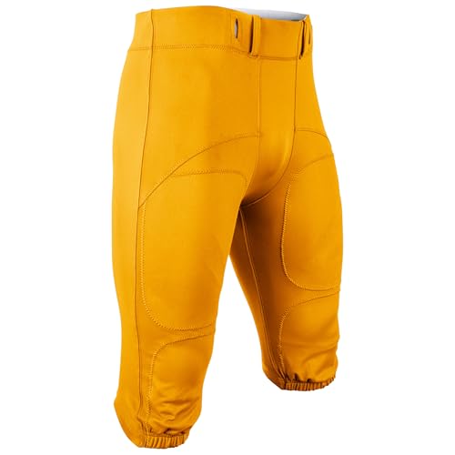 CHAMPRO Conquest Football Pants, Adult X-Large, Gold