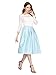 Maggie Tang Women's A-Line Pleated High Waisted Street Skirt Skater Skirt