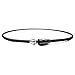 ONE ION Epic Oval Power Necklace - Limited Black - Magnetic Focal Pendant Ion Energy Balance Silicone (18 Inches)