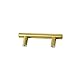 Probrico (10 Pack Modern Gold Cabinet Pulls Kitchen Cabinet Hardware, T Bar Dresser Pulls Bathroom Drawer Handles - 2-1/2