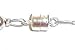 Hidden Hollow Beads Breakaway Beaded Lanyard, 34-Inch, Multi Crystal