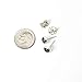 Kathy Bankston Handmade 6mm Vesuvianite Stud Earrings for Women and Girls, Round Bezel 925 Sterling Silver
