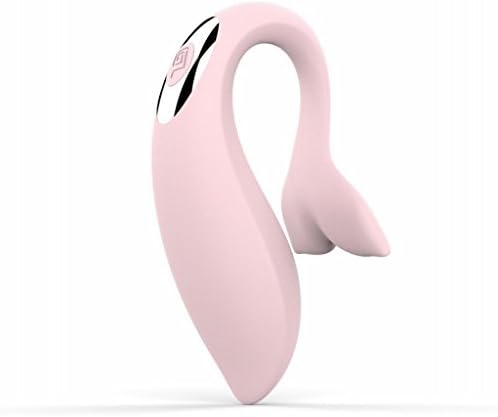 SIB3UE Wireless Vibrate Massager, Cute Dolphin 10 Frequency Powerful Remote Controlled USB Charge Massager - Pink