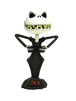 Neca Nightmare Before Christmas  inches Jack on Pedestal inches  Head Knocker