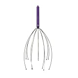 Scalp Massager by Body Back Company – Handheld Head Massage Tingler, Scratcher & Stress Reliever Tool Set for Hair Stimulation & Relaxation (Purple)