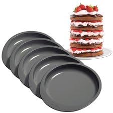 Wilton 6 in Cake Pan Set, 5 Pans