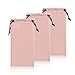 Pink Sunglasses Case Pouch Soft -3 Pack Eyeglasses Sleeve for Women Eyewear Storage Bag Microfiber