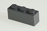 200x Lego Dark Stone Grey (Dark Grey) 1x3 Bricks Super Pack