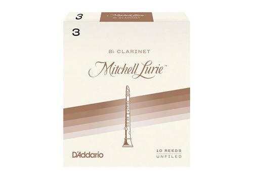 image for D'Addario Woodwinds Mitchell Lurie Bb Clarinet Reeds, Strength 4.0, 10