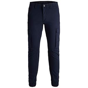 Jack & Jones Junior jongens Broek Jjipaul Jjflake Akm 542 Navy Blazer Jr