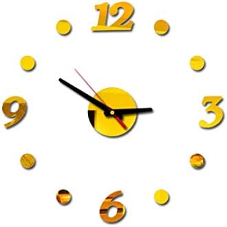 Dressin 3D DIY Roman Numbers Acrylic Mirror Wall Sticker Bedroom Living Room Cafe Clock Home Decor Mural Decals